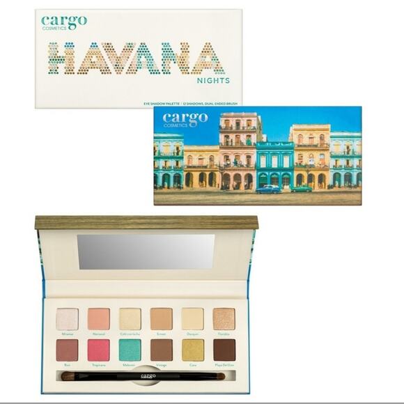 CARGO COSMETICS HAVANA NIGHTS EYE SHADOW PALETTE LIMITED EDITION GREAT GIFT! - Picture 1 of 5
